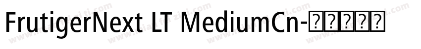 FrutigerNext LT MediumCn字体转换